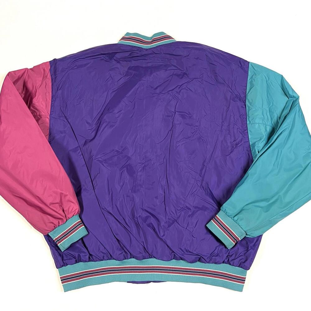 90’s Vintage McDonald’s Color Block Windbreaker Jacket Fits Sz XL RARE - READ - Picture 7 of 11